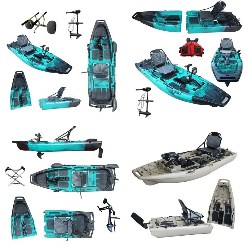 Fishing Kayak Seat - Popular 1 Person HDPE/PE Sit-On-Top Motorized