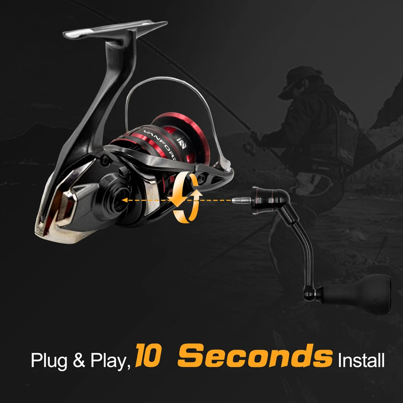 63mm Spinning Handle with TPE  - Daiwa Reel Fuego review and price