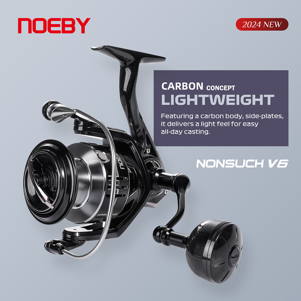Noeby Carbon Spinning Fishing  - Abu Garcia Reel Max review and price