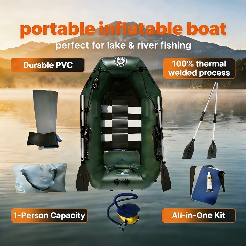 1 Person Fishing Boat Cheap In - Fishing Kayak Inflatable review and price